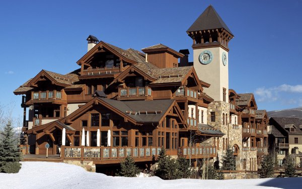 Man Made Arrowhead Village Rocky Mountains Colorado HD Wallpaper | Background Image