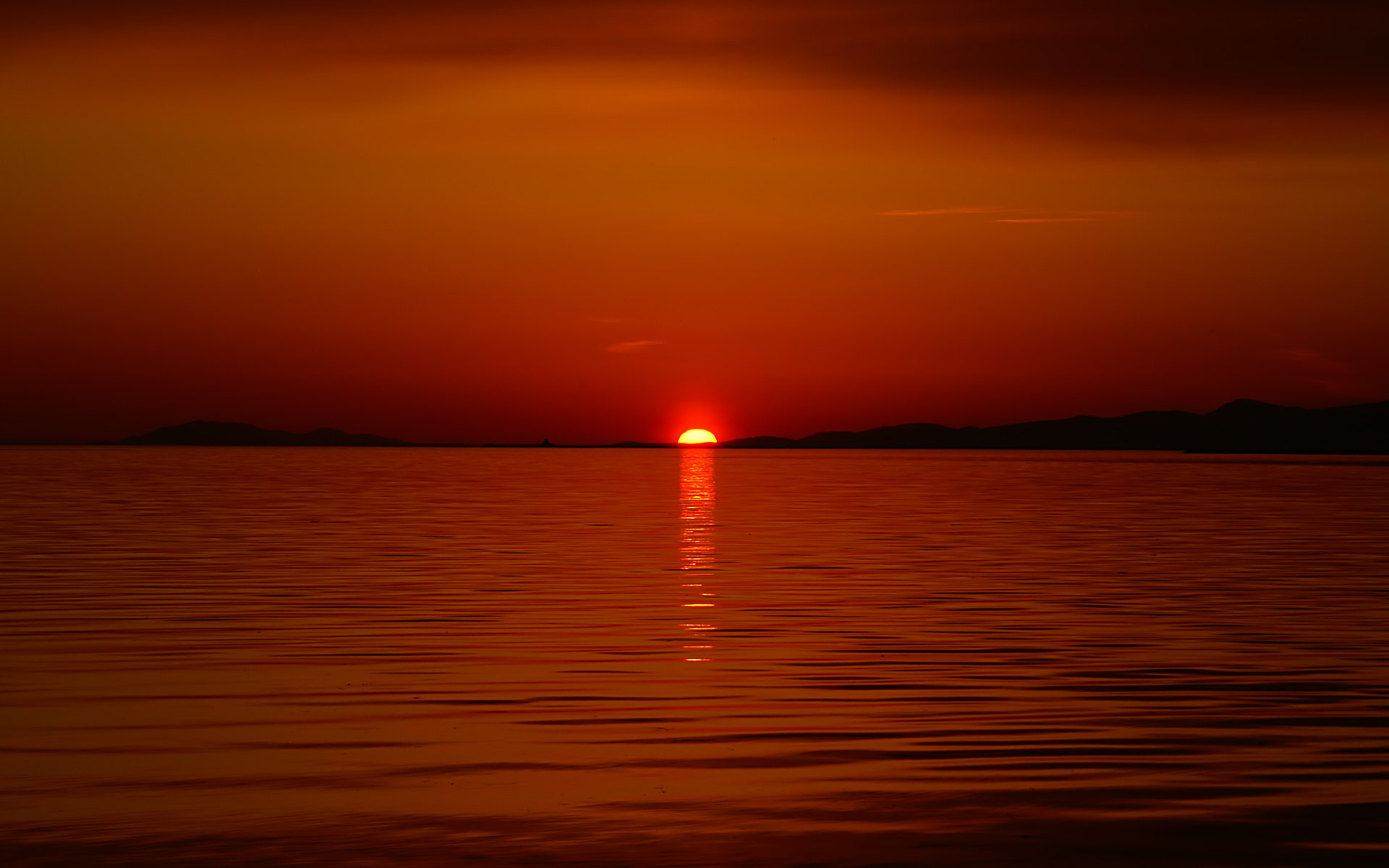 Download Nature Sunset HD Wallpaper