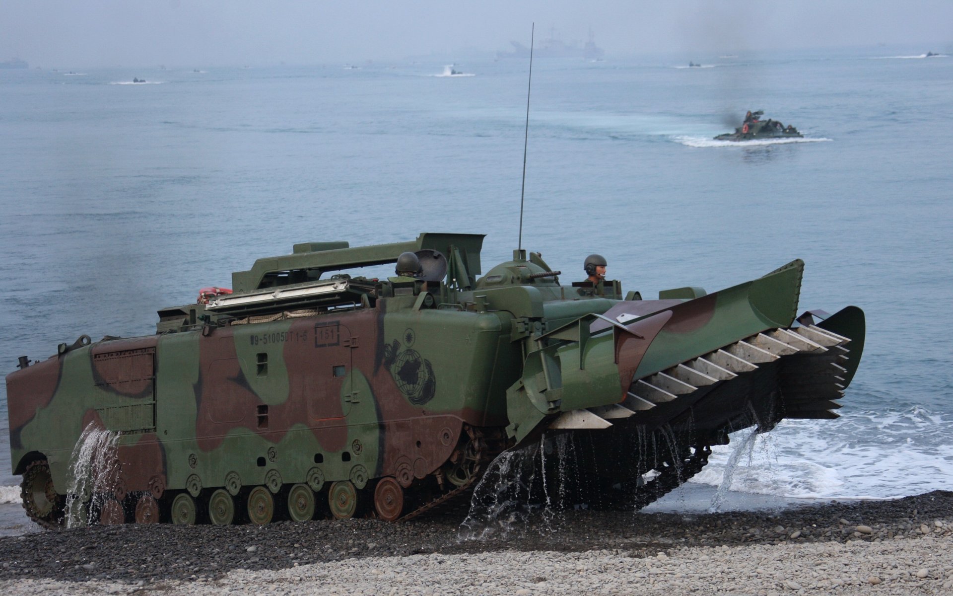 LVTP-5 (Landing Vehicle, Tracked, Personnel) Amphibious Armored