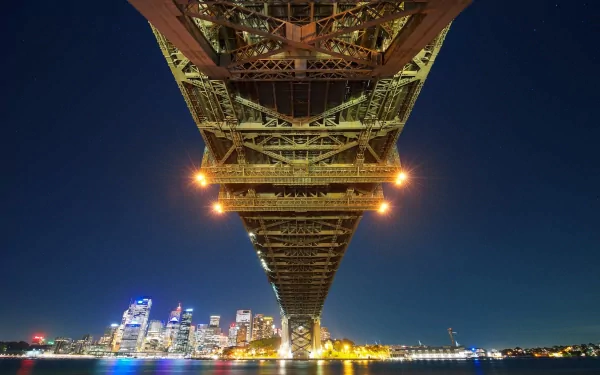 man made Sydney Harbour Bridge HD Desktop Wallpaper | Background Image