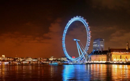 man made ferris wheel HD Desktop Wallpaper | Background Image