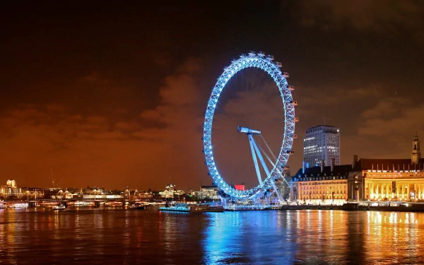 man made ferris wheel HD Desktop Wallpaper | Background Image