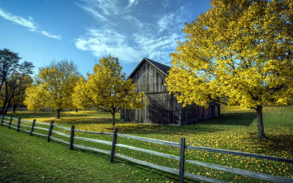 man made barn HD Desktop Wallpaper | Background Image