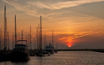 man made harbor HD Desktop Wallpaper | Background Image