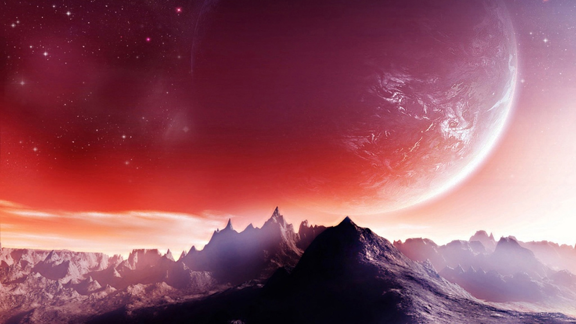 Download Sci Fi Landscape HD Wallpaper
