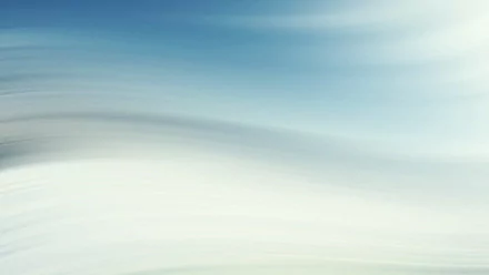 Artistic blue abstract gradient with soft horizontal waves and light haze — 2K Quad HD PC desktop wallpaper/background.