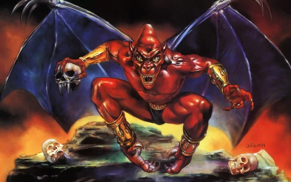 video game demon's crest HD Desktop Wallpaper | Background Image