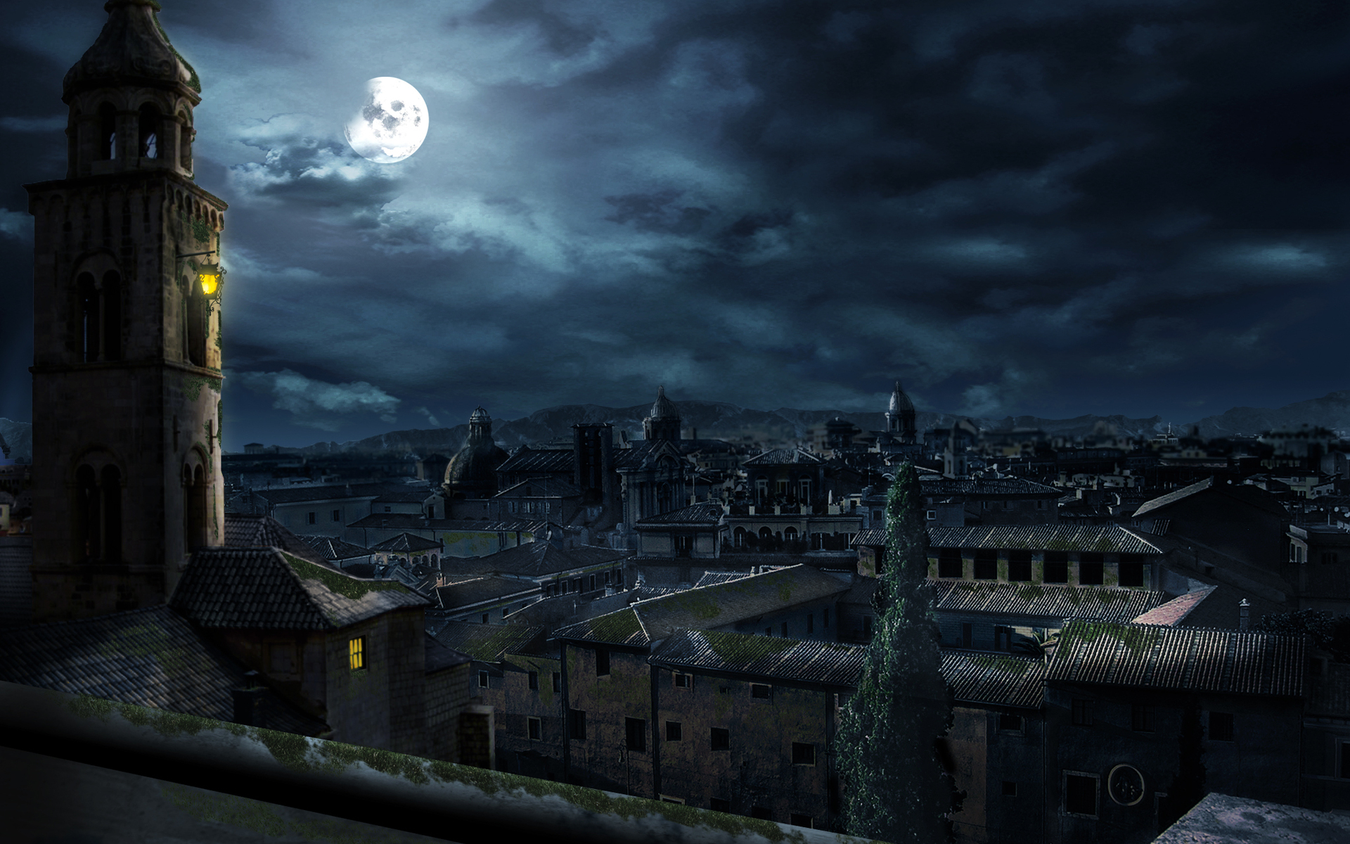 Fantasy City HD Wallpaper | Background Image | 1920x1200