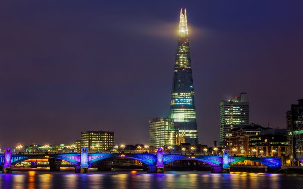 Man Made London Cities United Kingdom The Shard HD Wallpaper | Background Image