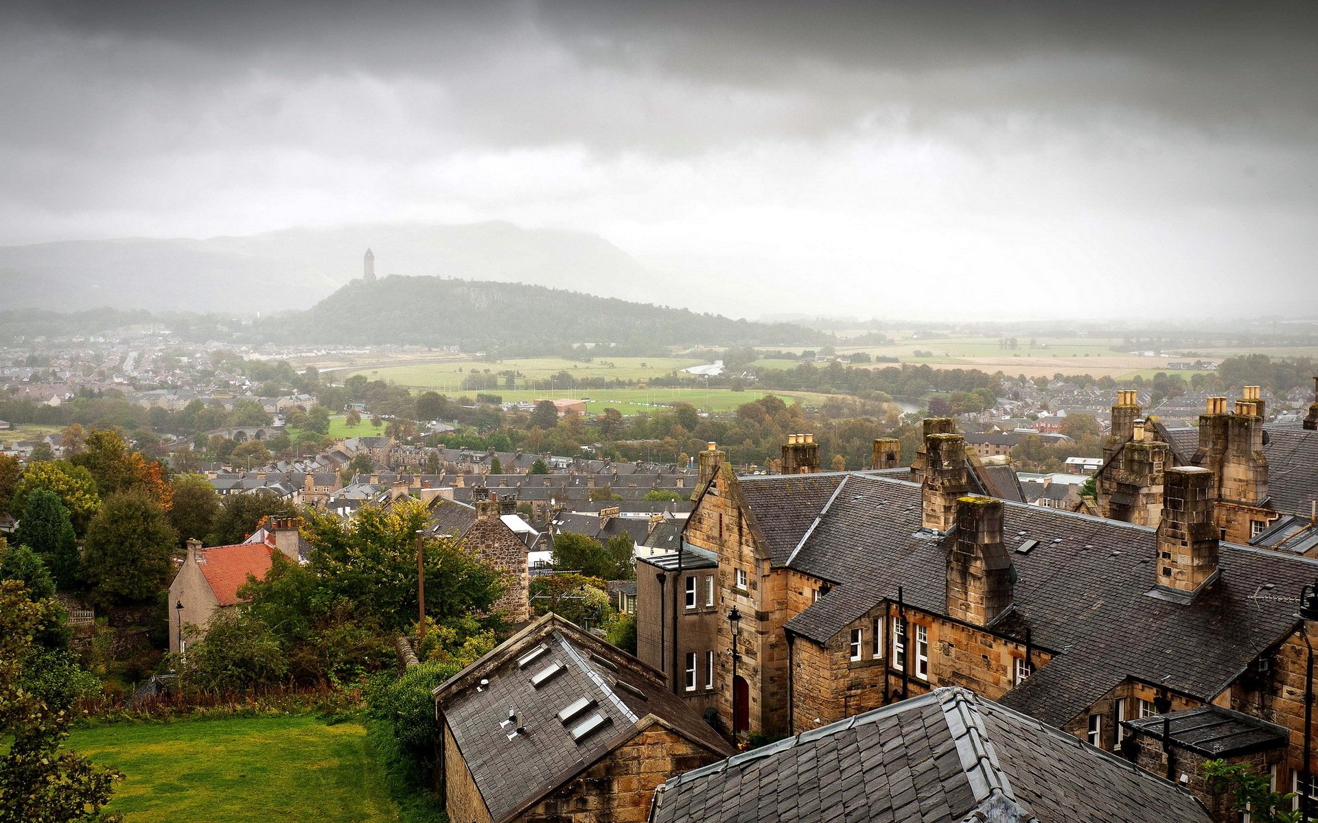 Town HD Wallpaper | Background Image | 1920x1200