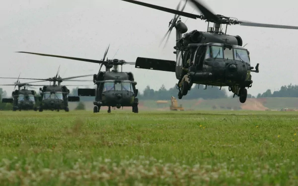 military Sikorsky UH-60 Black Hawk HD Desktop Wallpaper | Background Image