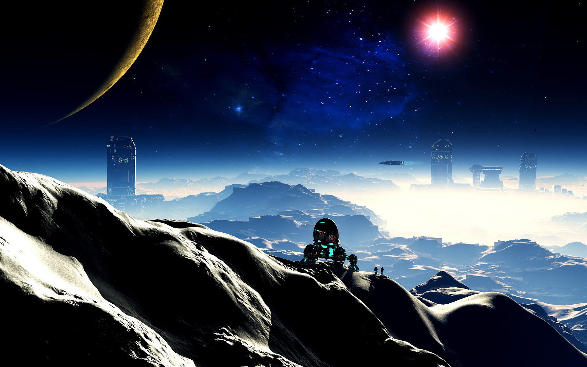 Download Sci Fi Landscape HD Wallpaper | 1920x1200 | Wallpaper Abyss