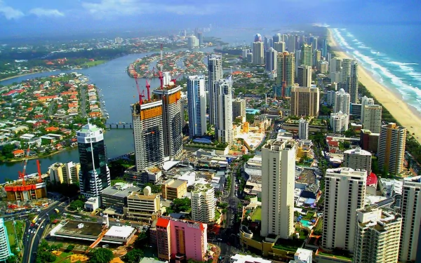 Australia man made gold coast HD Desktop Wallpaper | Background Image