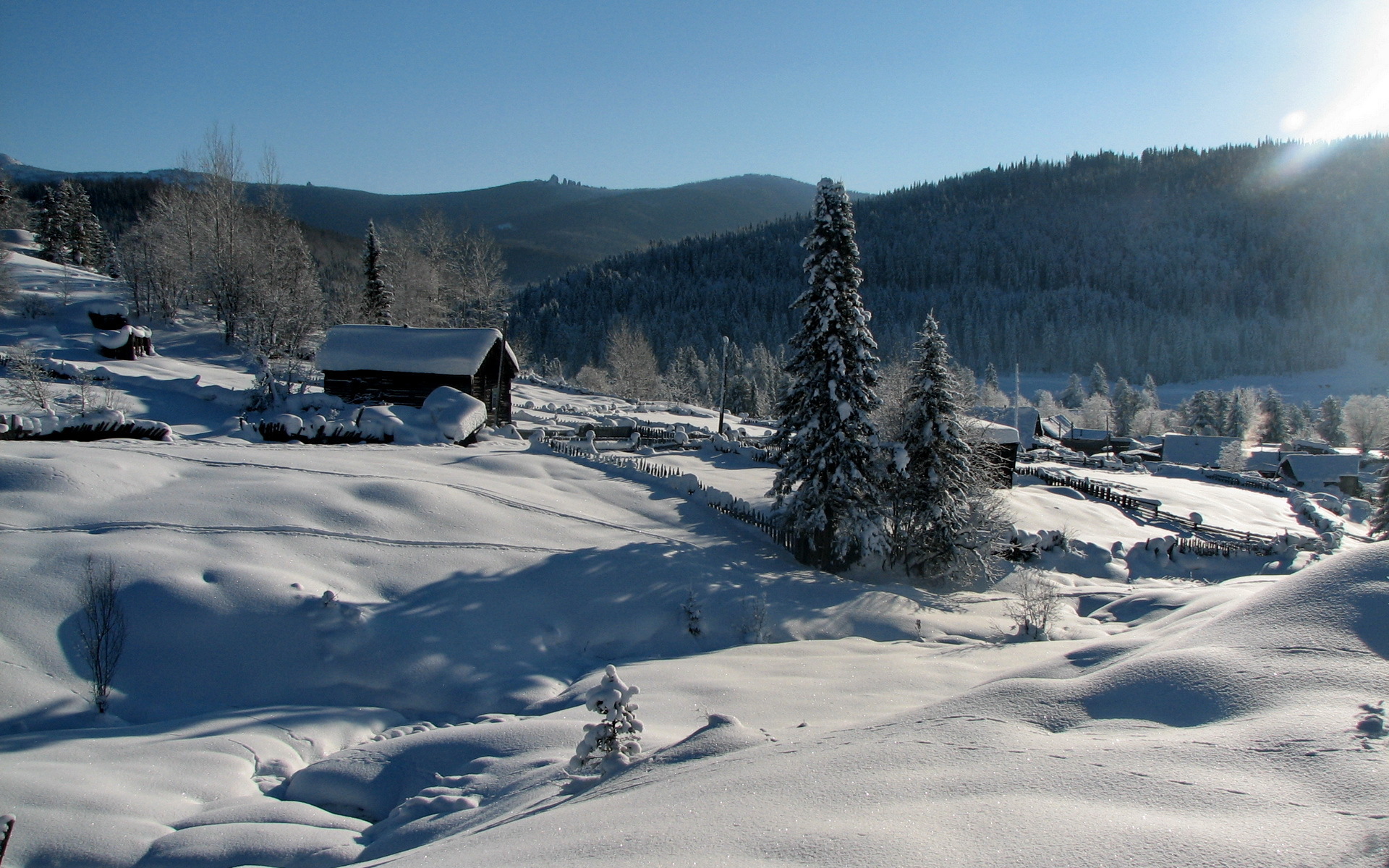 Hiver Fond Décran Hd Arrière Plan 1920x1200 Id356484