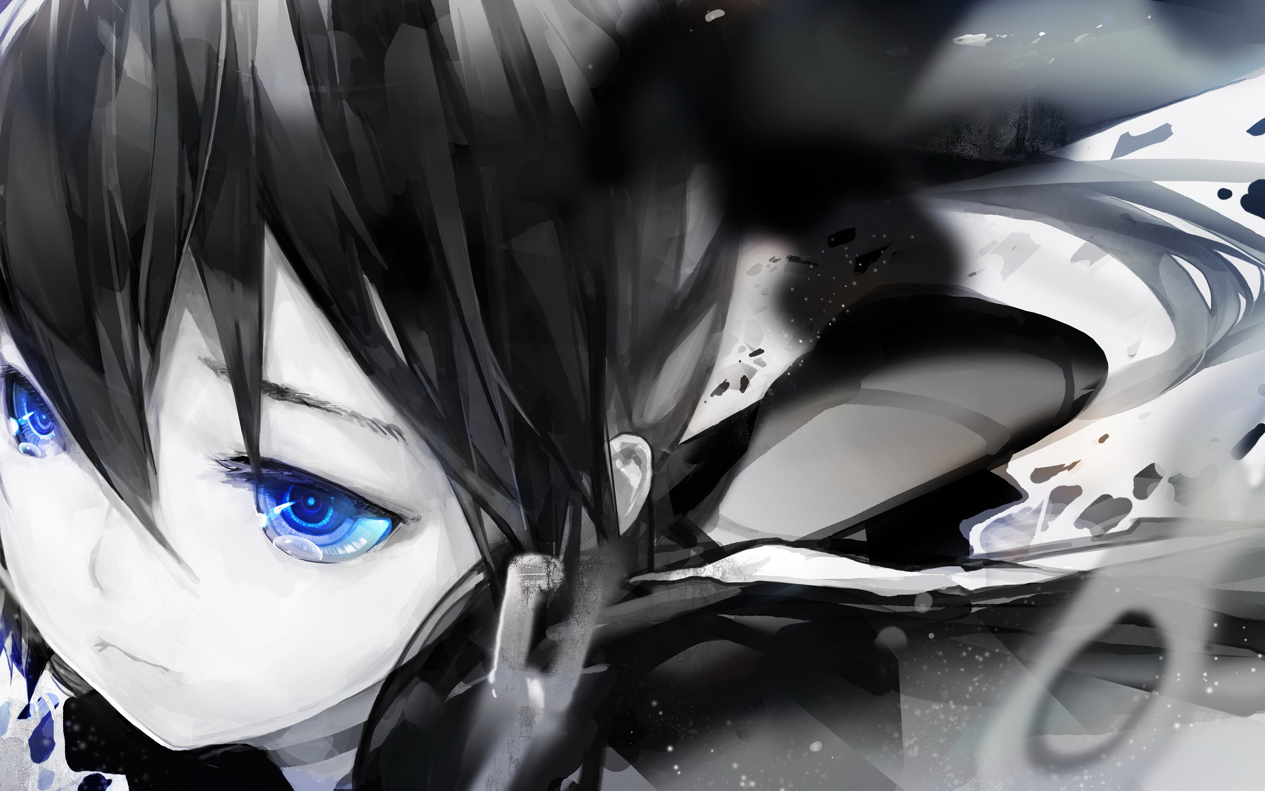 Black Rock Shooter HD Wallpaper | Background Image | 2560x1600