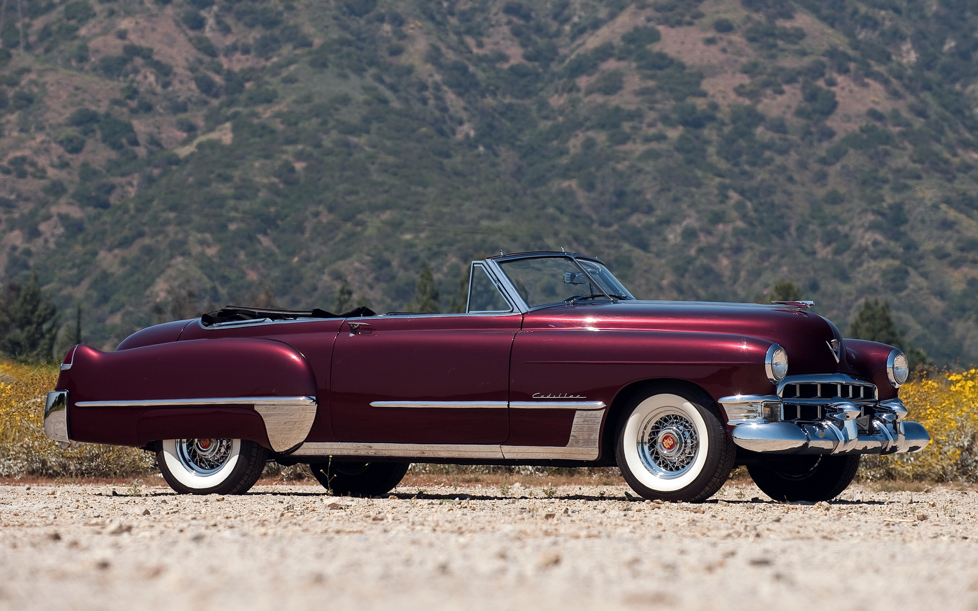 1949 Cadillac Sixty-Two Convertible HD Wallpaper