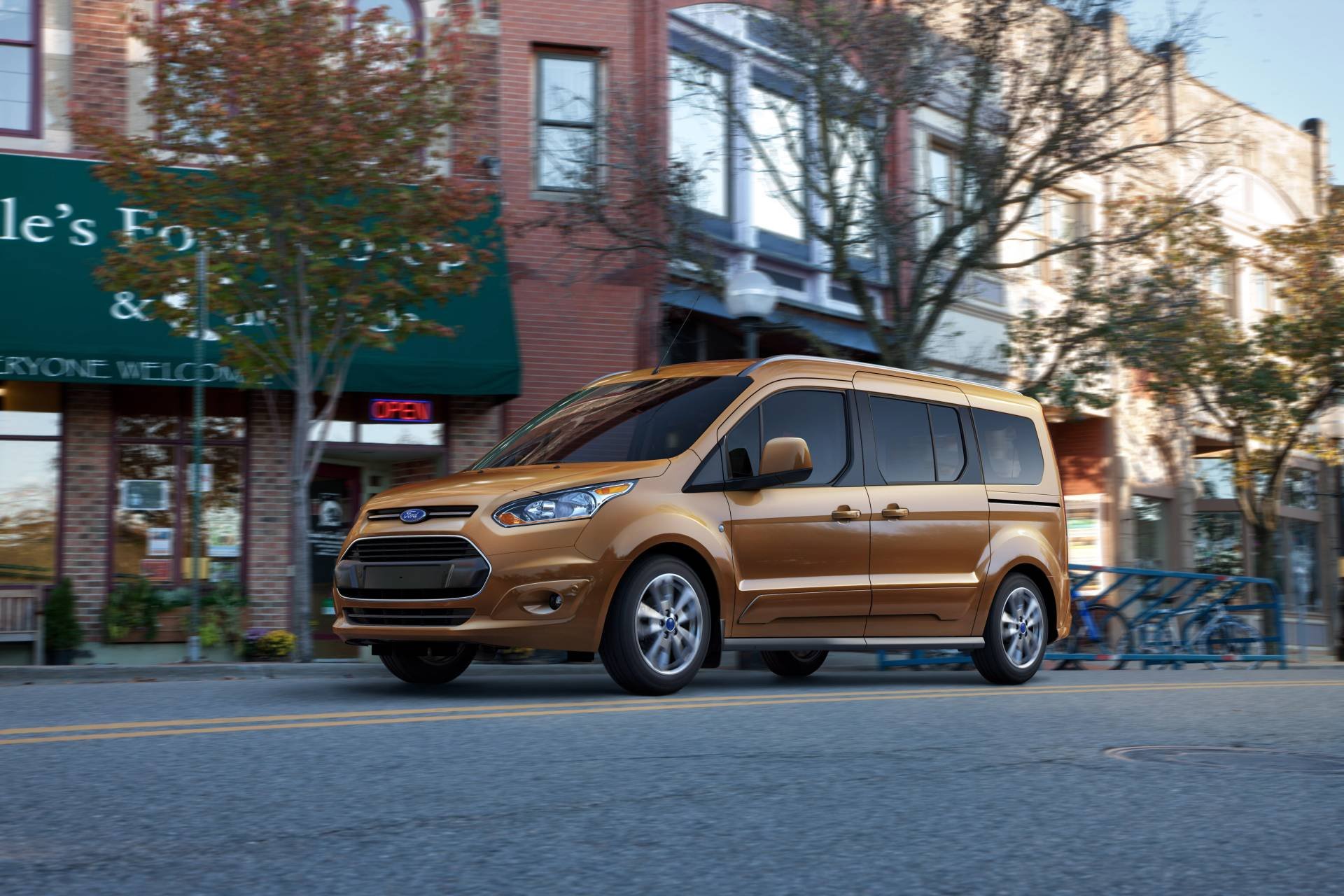 Download Vehicle 2014 Ford Transit Connect Wagon HD Wallpaper