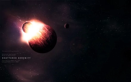Sci Fi collision HD Desktop Wallpaper | Background Image