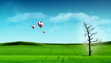 artistic balloon HD Desktop Wallpaper | Background Image