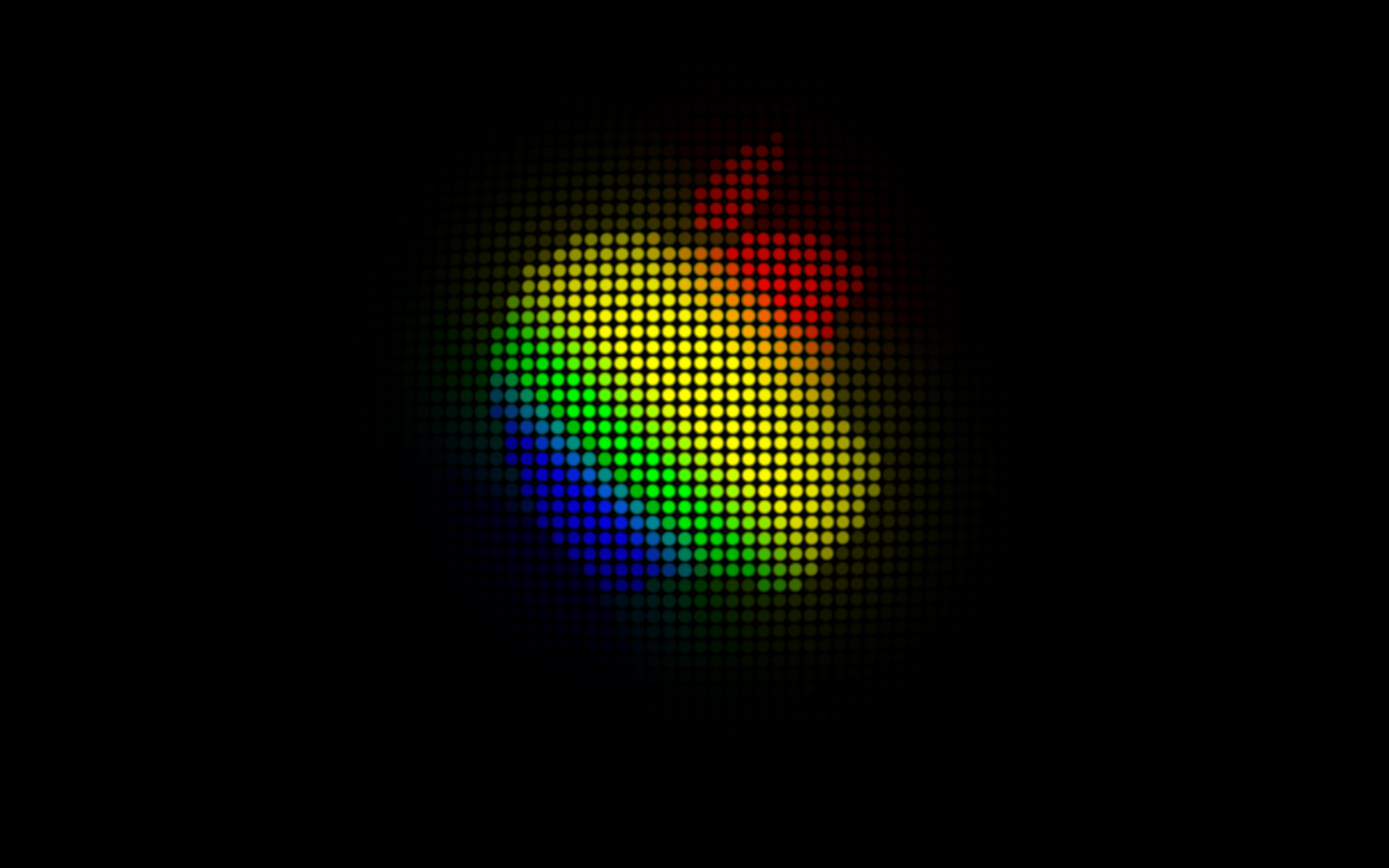 Apple logo Disco style by duaf