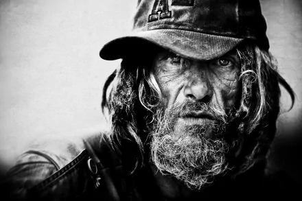 man Black & White HD Desktop Wallpaper | Background Image