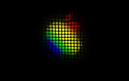  Apple logo Disco style