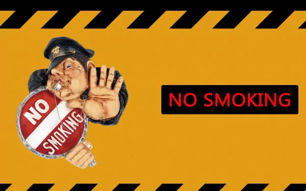 artistic No Smoking HD Desktop Wallpaper | Background Image