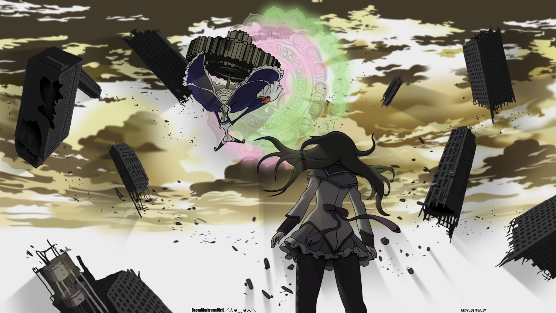 Download Homura Akemi Anime Puella Magi Madoka Magica HD Wallpaper