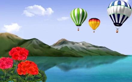 artistic balloon HD Desktop Wallpaper | Background Image