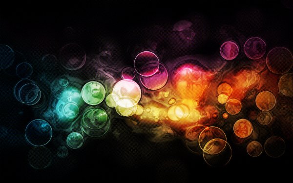 Artístico Colores Círculo Burbuja Colorful Fondo de pantalla HD | Fondo de Escritorio