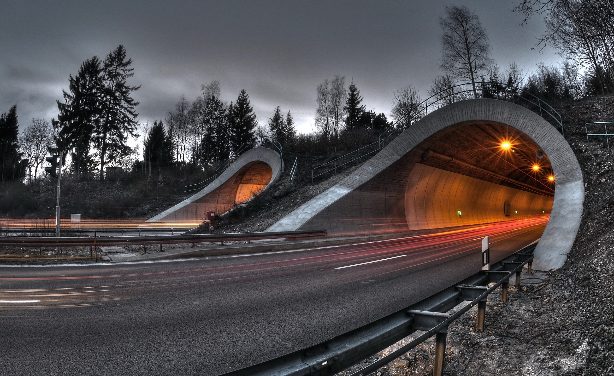 Man Made Tunnel HD Wallpaper | Background Image