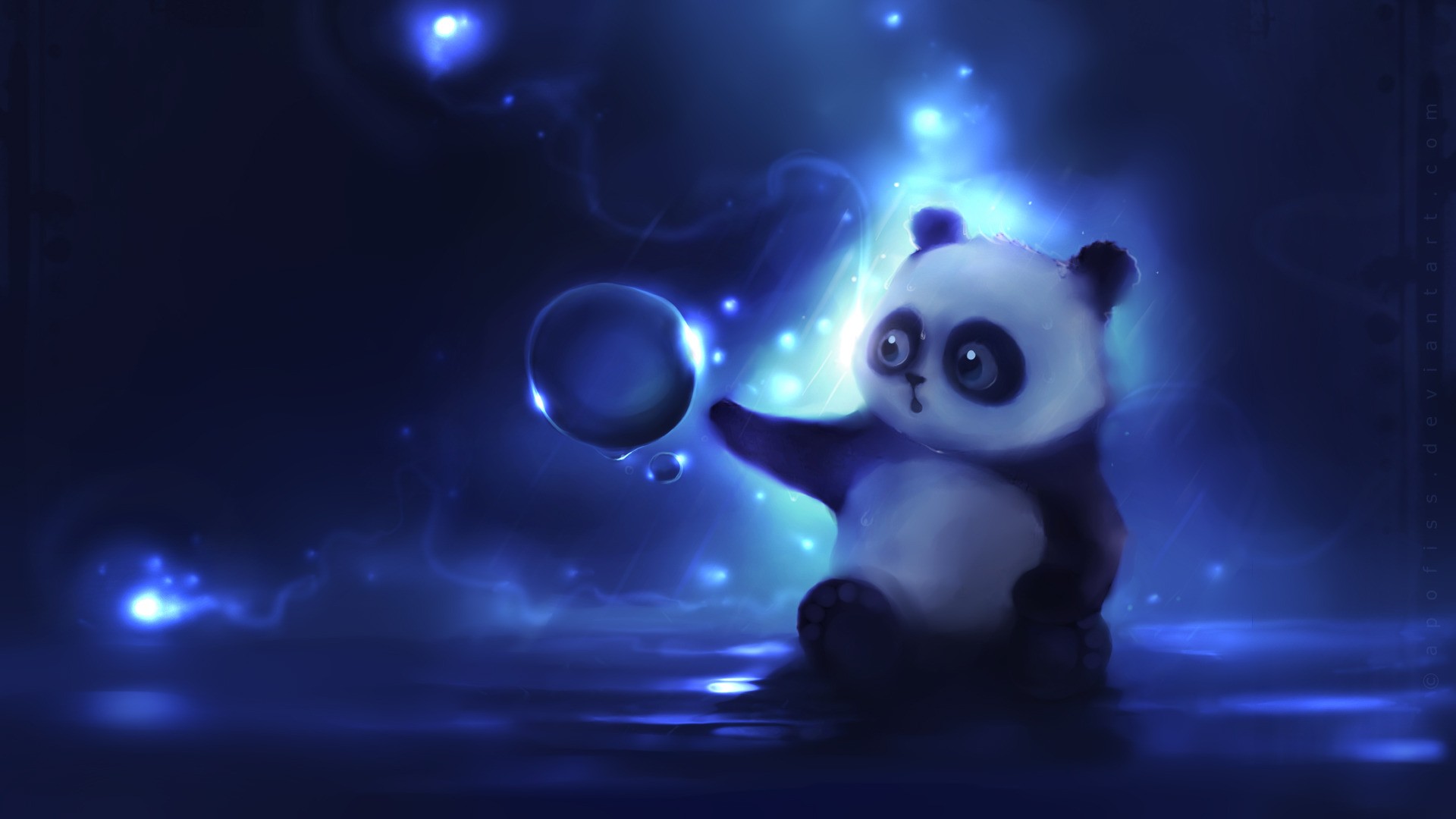 colorful panda wallpaper