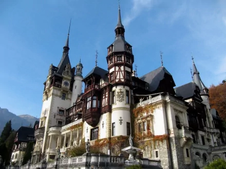 Romania man made Peles Castle HD Desktop Wallpaper | Background Image