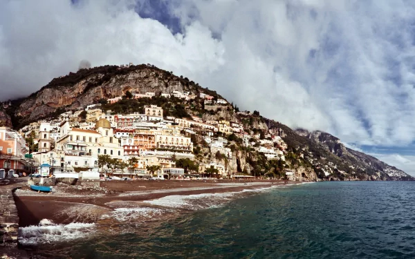 Positano man made town HD Desktop Wallpaper | Background Image