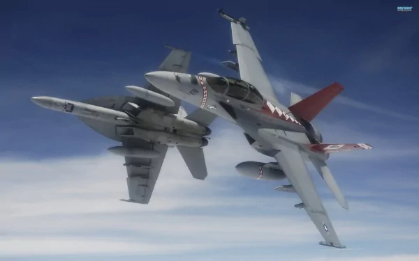 military Boeing F/A-18E/F Super Hornet HD Desktop Wallpaper | Background Image