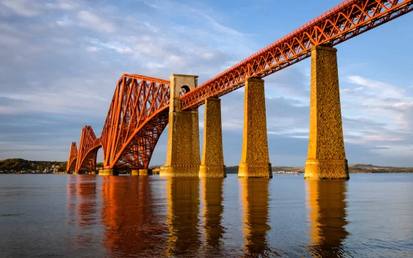 Scotland Edinburgh man made Forth Bridge HD Desktop Wallpaper | Background Image