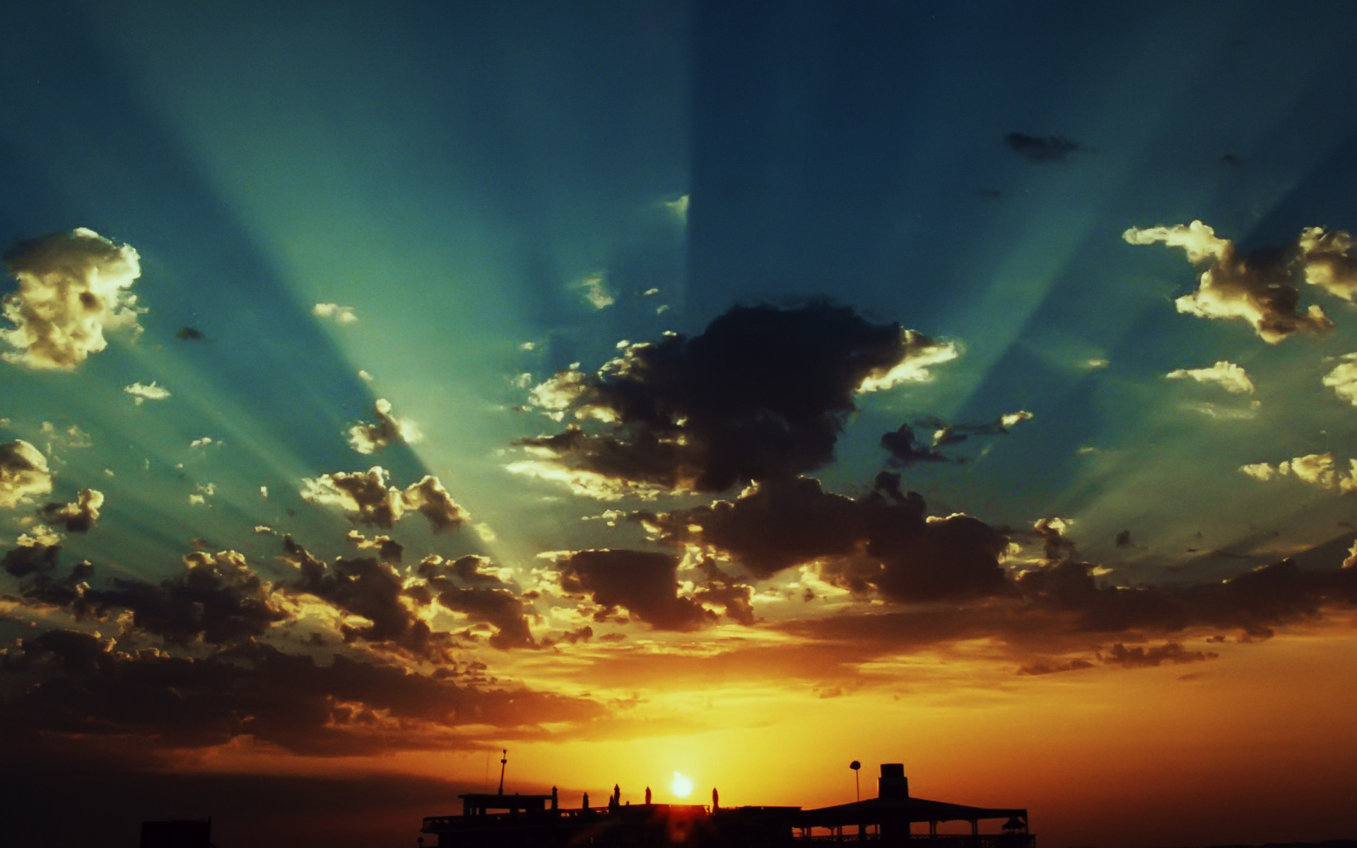 Download Nature Sunset HD Wallpaper