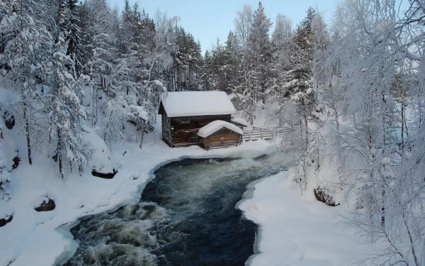 man made cabin HD Desktop Wallpaper | Background Image