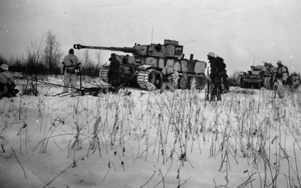  A German Tiger 1 in the Russian Winter