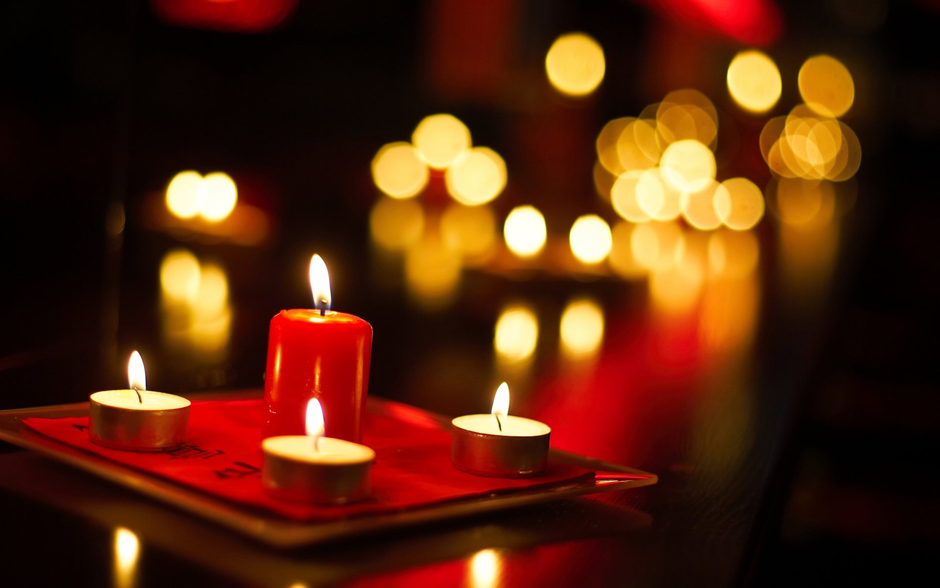Download Romantic Photography Candle HD Wallpaper