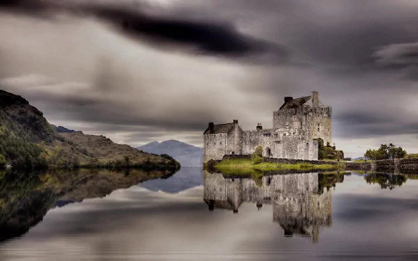 Scotland Eilean Donan Castle man made castle HD Desktop Wallpaper | Background Image