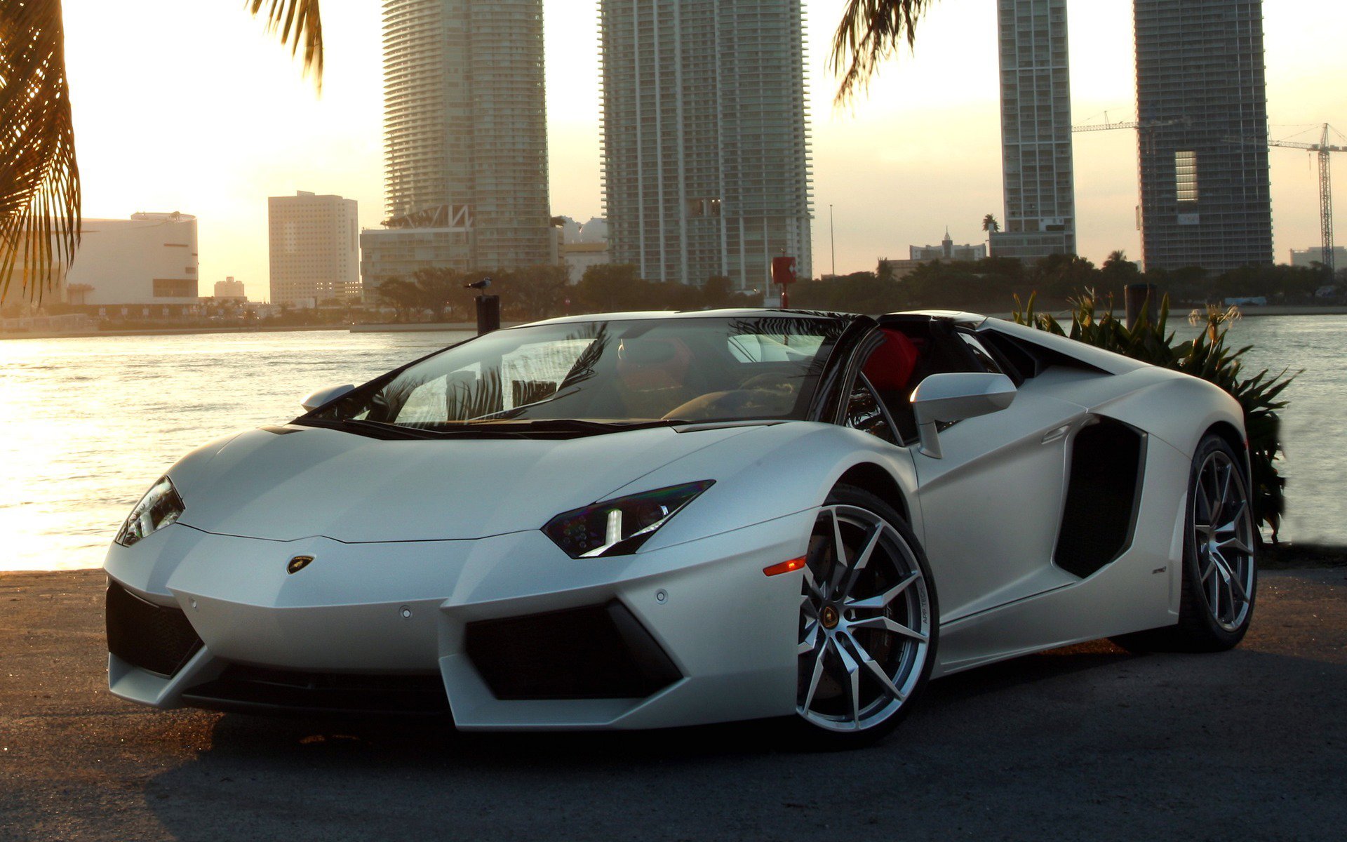 Lamborghini Aventador lp700 4 Roadster Silver