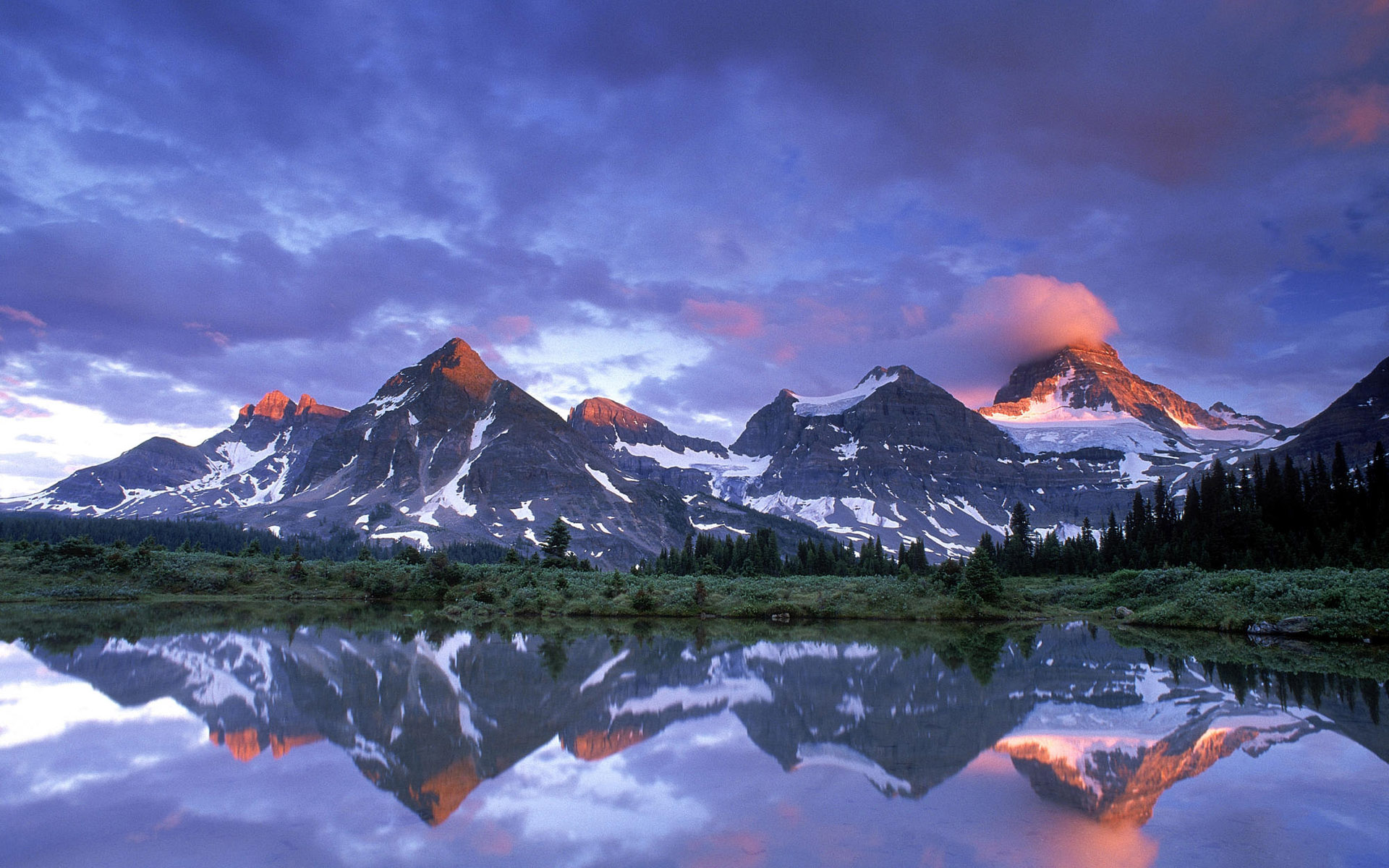 Nature Mount Assiniboine HD Wallpaper