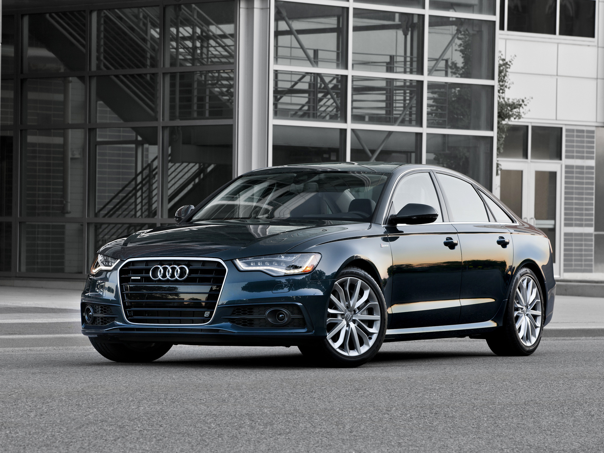 Black Audi A6 Wallpaper