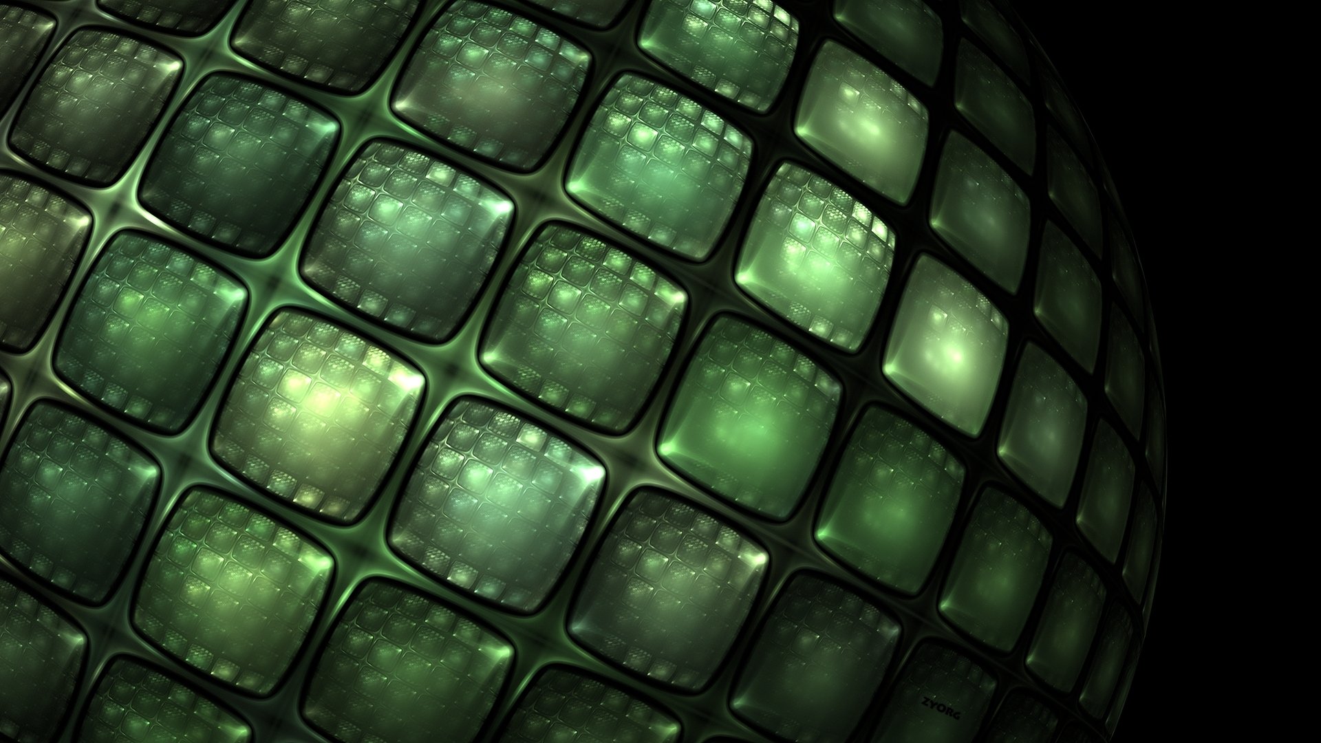 Download Pattern Abstract Green Abstract Green HD Wallpaper