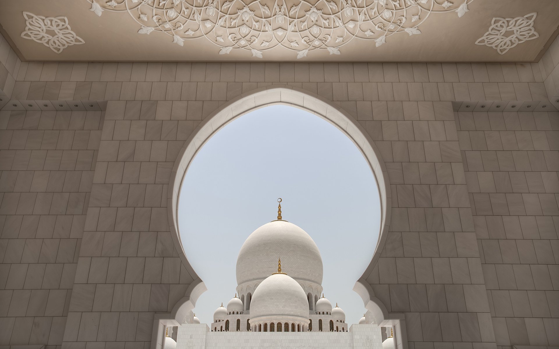 Download Religious Sheikh Zayed Grand Mosque HD Wallpaper