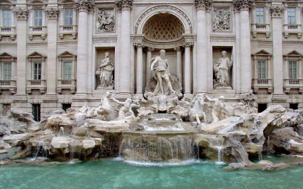 man made trevi fountain HD Desktop Wallpaper | Background Image