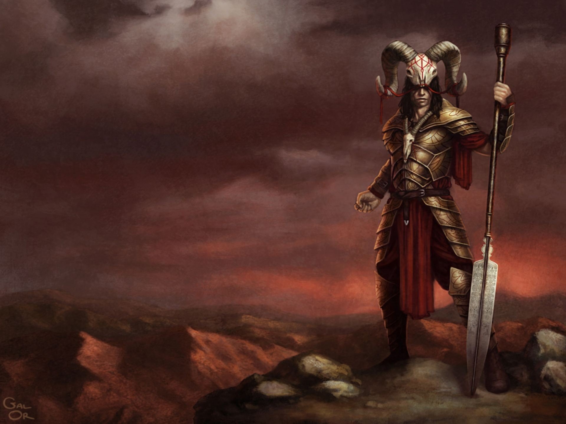 Download fantasy warrior fantasy warrior hd wallpaper