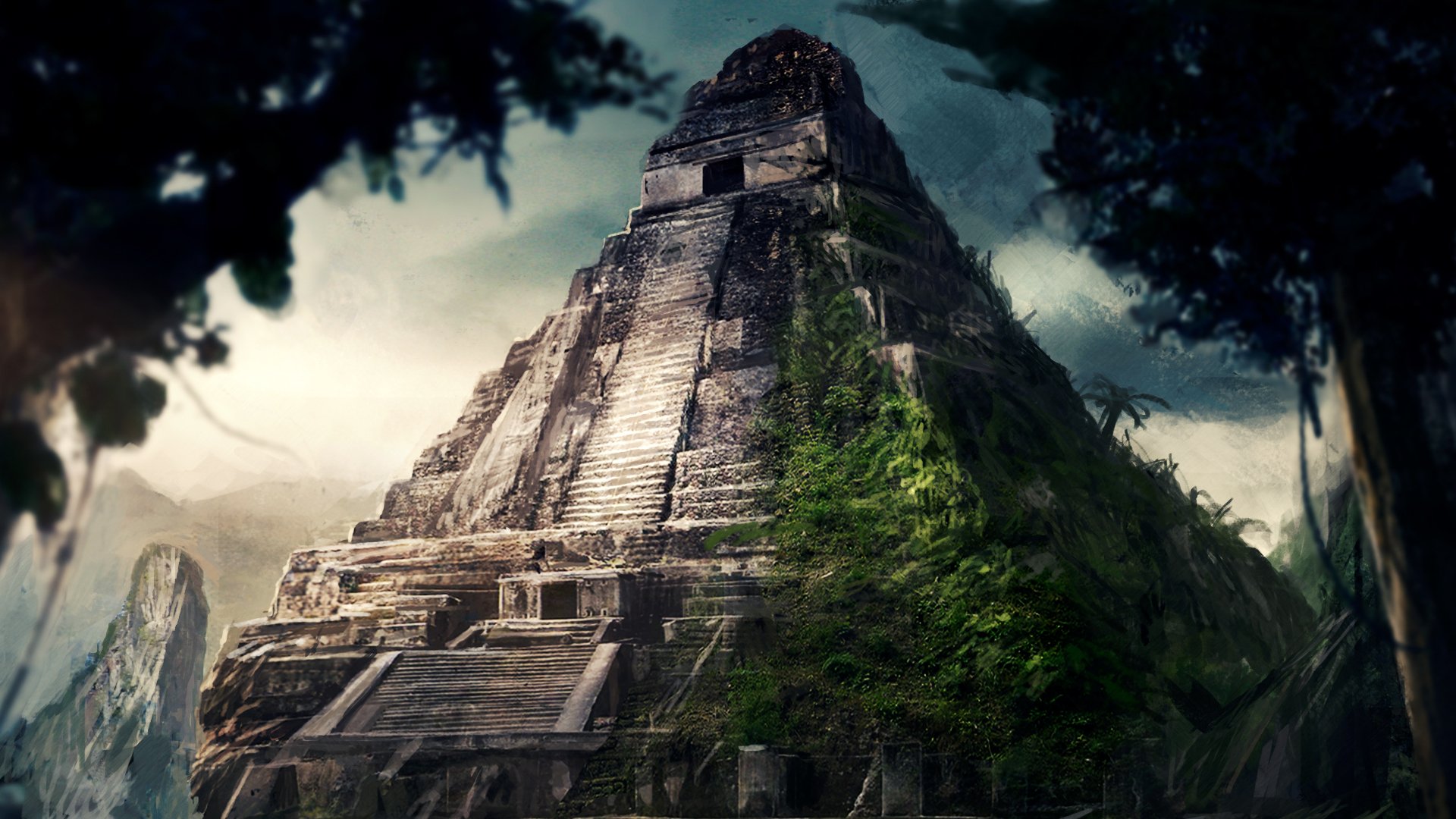 Древний храм ацтеков
