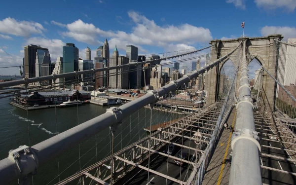 man made Brooklyn Bridge HD Desktop Wallpaper | Background Image